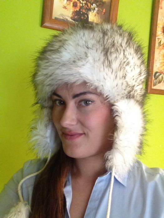 Czapka futrzak stan jak idealny