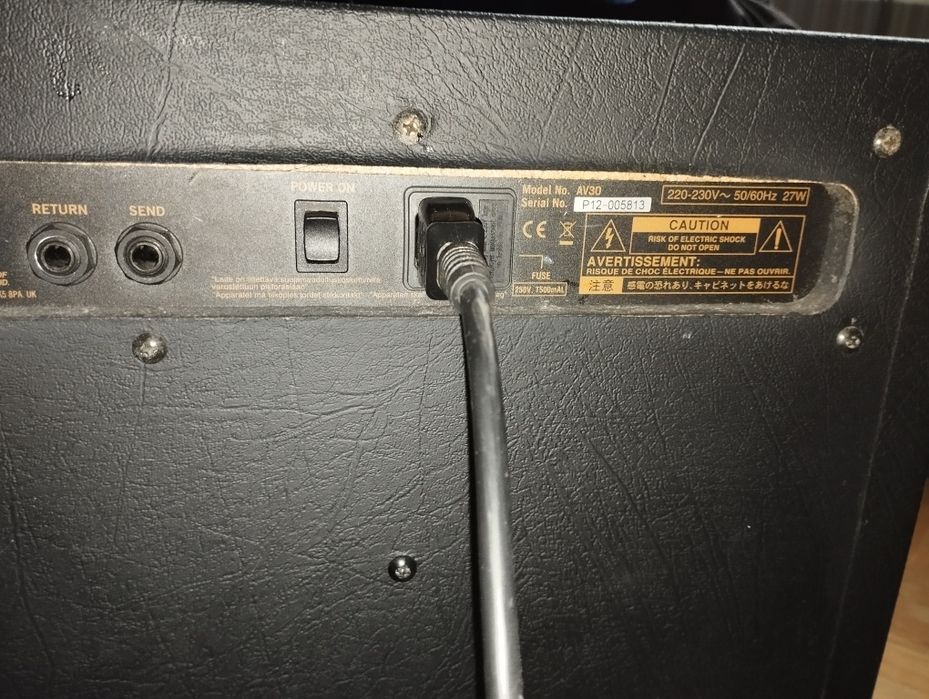 Wzmacniacz gitara Vox av30 hybryda lampa