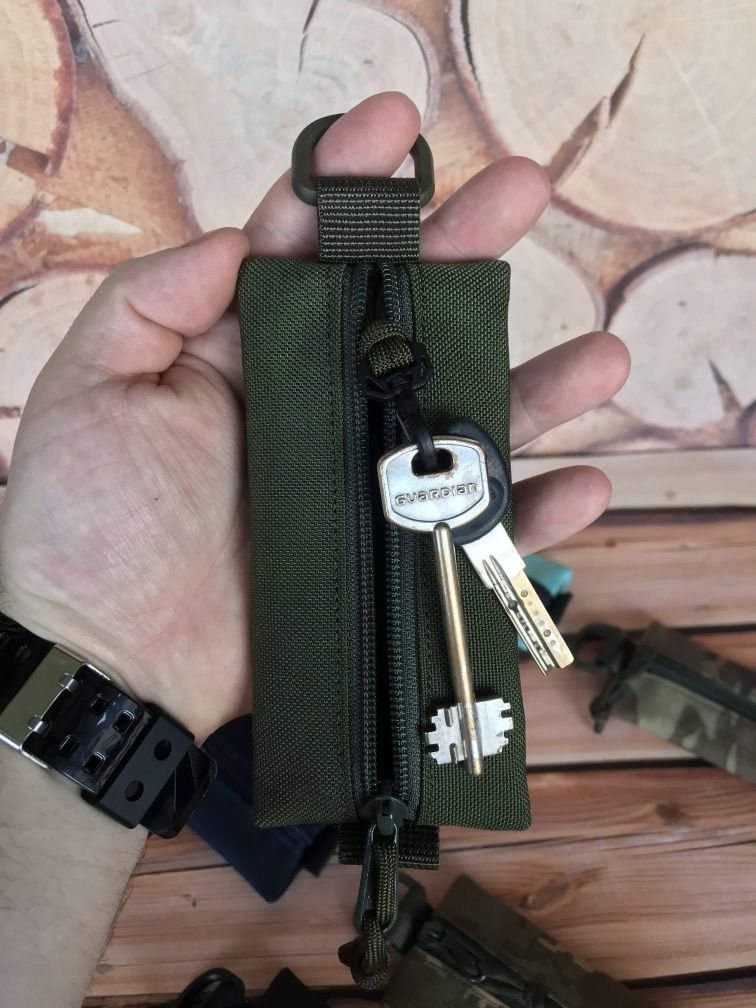 Ключниця з Cordura 1000D,чорна,олива,койот,мм14,multicam,бірюзова,edc