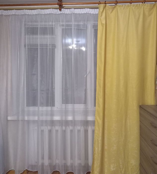 Якісніі тюлі для кухні до підвіконня та довші