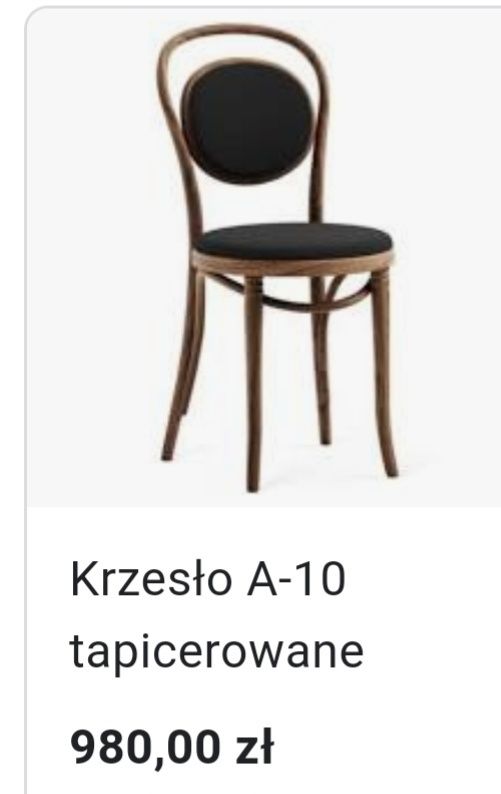 Krzesła gięte Thonet WŁASNA ARANŻACJA