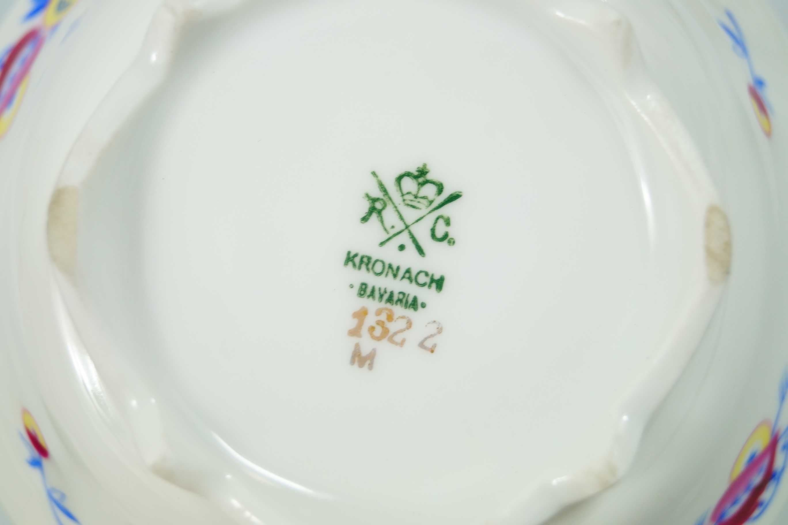 R.C KRONACH BAWARIA piękna bomboniera ROSENTHAL art deco