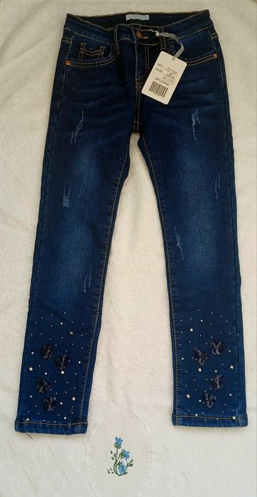 Утеплені джинси для дівчинки