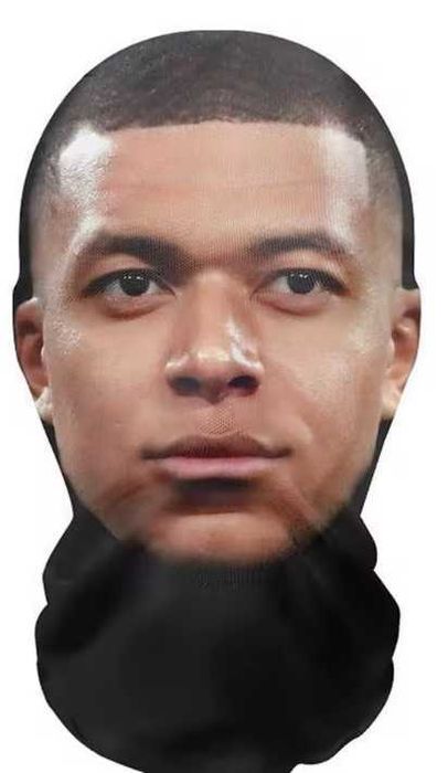 Máscara facial de jogadores celebridades! ENVIO GRÁTIS EM PORTUGAL