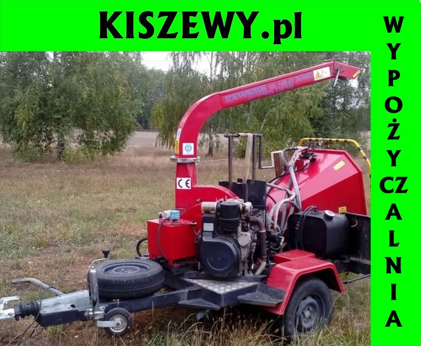 Rebak do gałęzi wynajem konin do 15 cm rębak