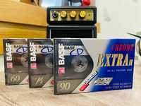 Cassetes de áudio novas Chrome Extra II 60, 74, 90 (3x uni €)