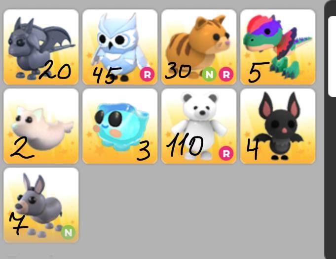 продам питомцев в Adopt Me