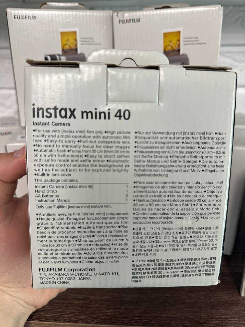 Фотокамера миттєвого друку Fujifilm Instax Mini 40 ~Нові~Гарантія~