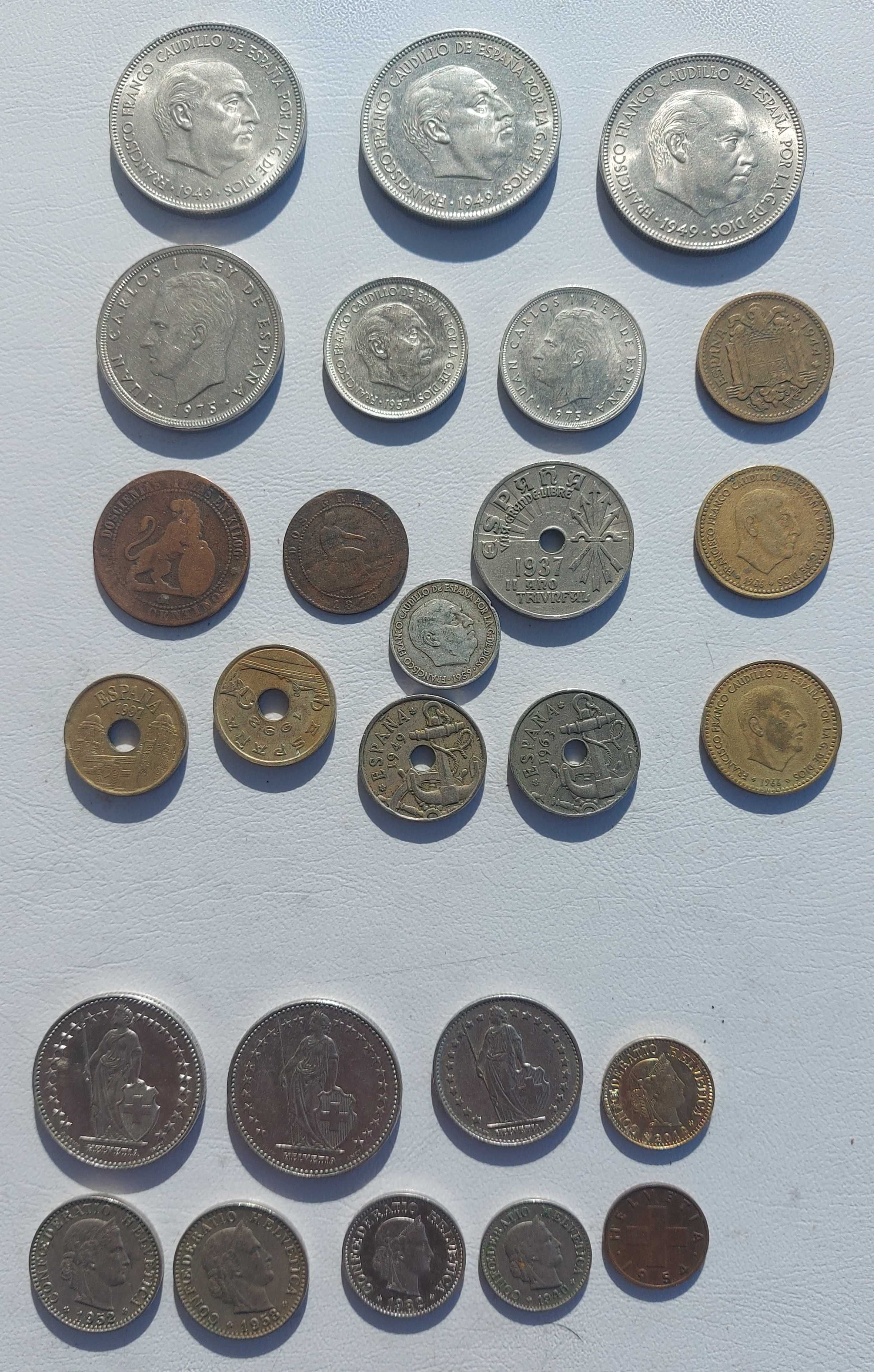 Moedas varios países