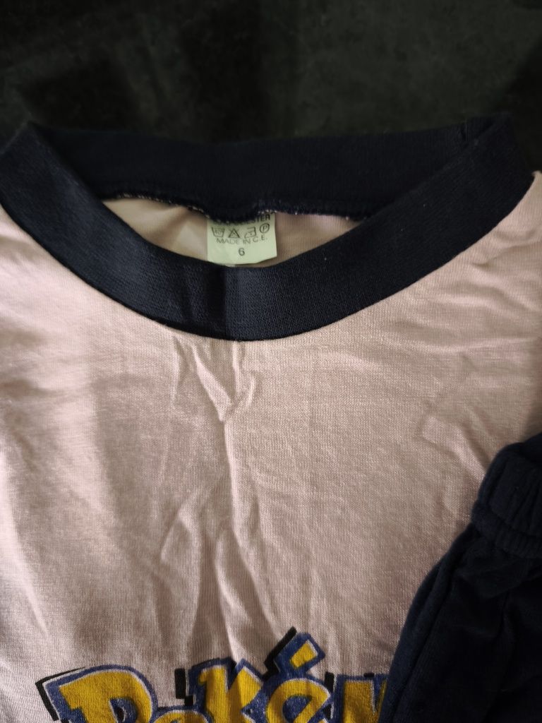 Conjunto de criança de ti-shert e calção, 100% algodão.