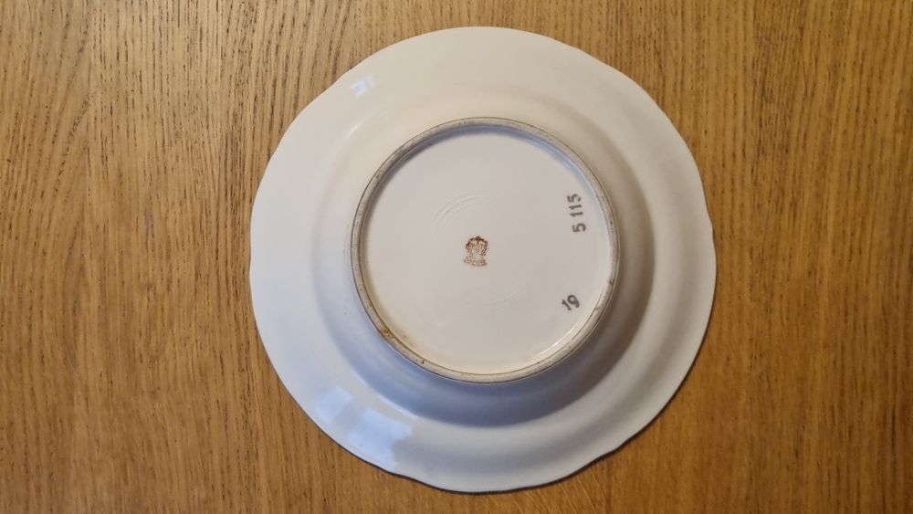 Talerz głęboki - porcelana Tułowice - dzwonki, PRL