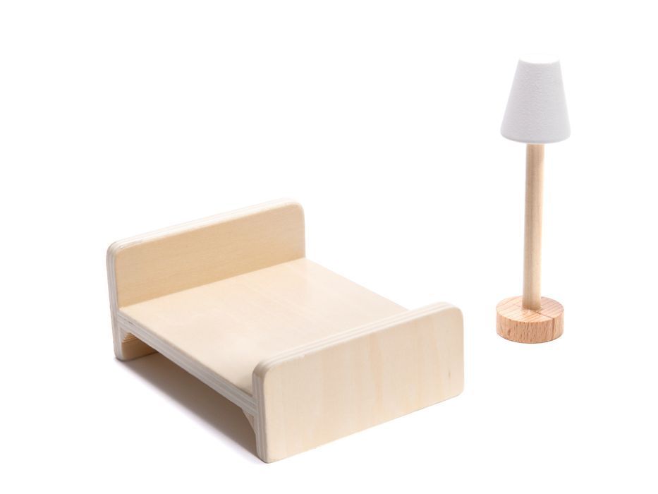 Domek Dla Lalek Drewniany MDF Willa XXXL Światło LED Mebelki Akcesoria