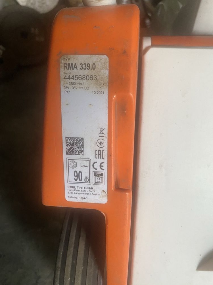Газонокосарка STIHL RMA 339.0 | Як нова | Всього 2 рази в роботі