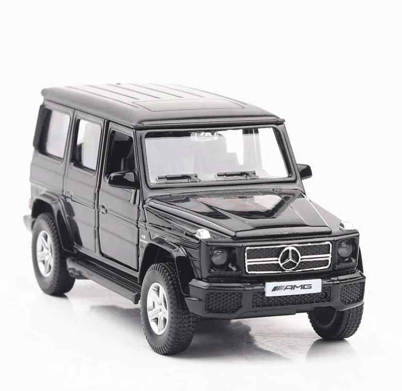 1/36 Mercedes Bens G63 czarny model samochodu auto dla dzieci