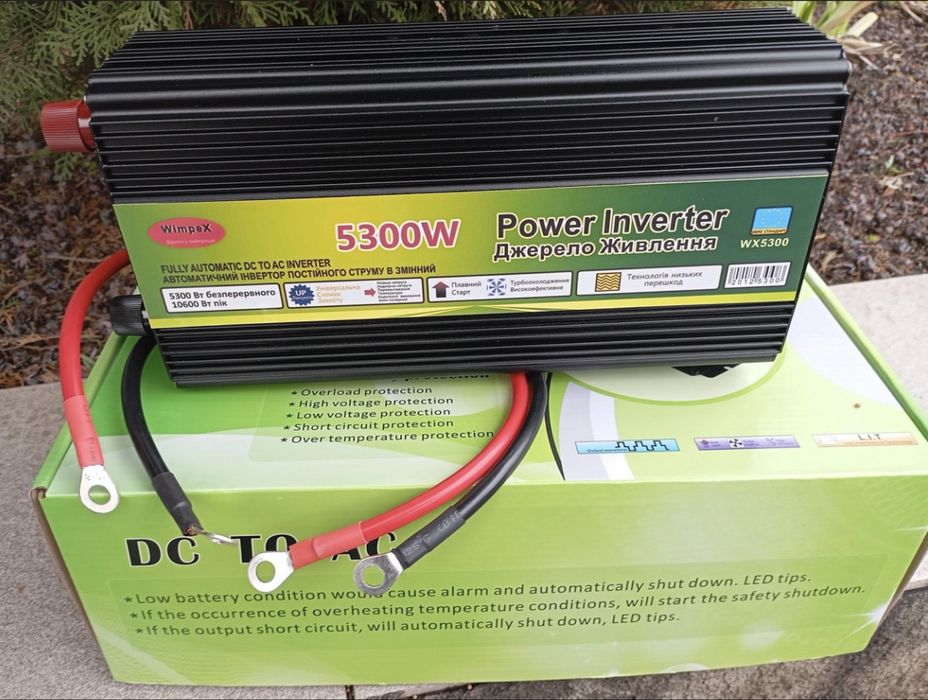 Перетворювач напруги інвертор Power Inverter WX5300 24V Wimpex