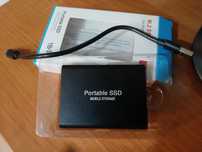 Dysk Twardy Zewnetrzny Mini.  SSD 1TB, Portible USB 3,1