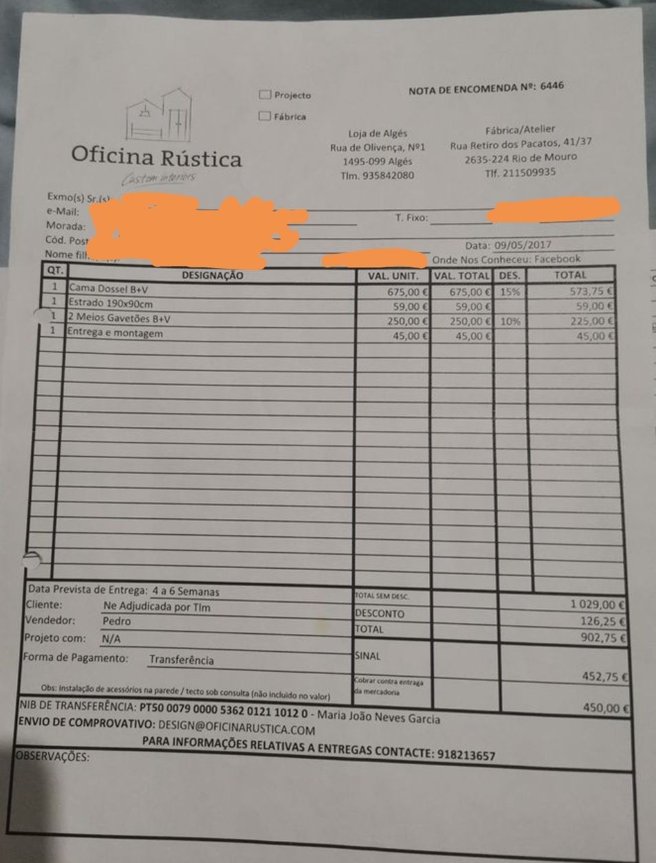 Cama dorsel c/ 2 gavetões. Como nova. Anexo fatura da compra. Excelent