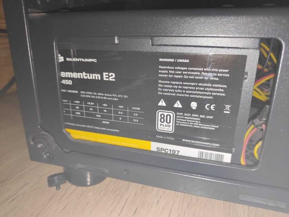 Tani komputer GAMINGOWY (i5-9400F, 16GB RAM, SSD, HDD, GTX 1060 3GB)