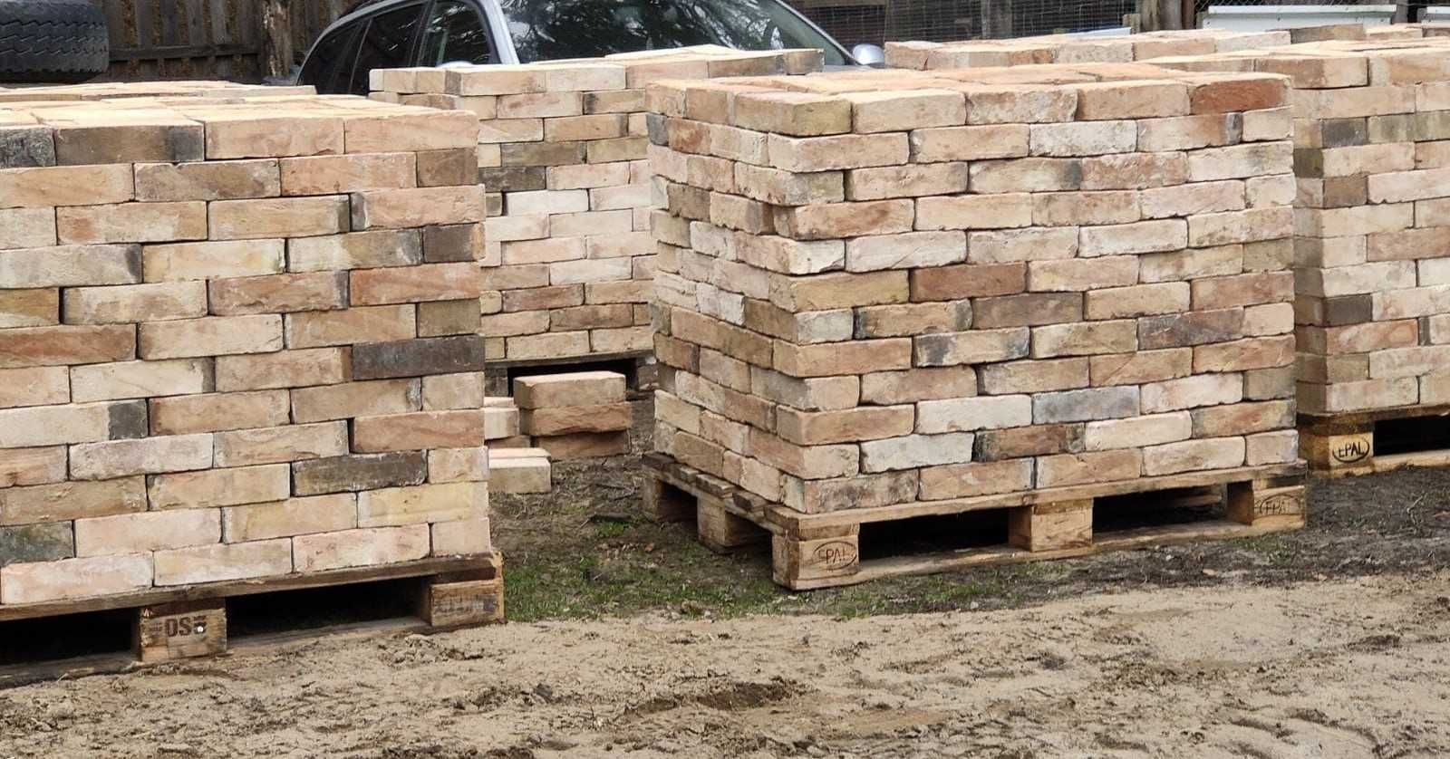 stara cegła, cegła z rozbiórki, cegła z odzysku 25x12x6,5 RF