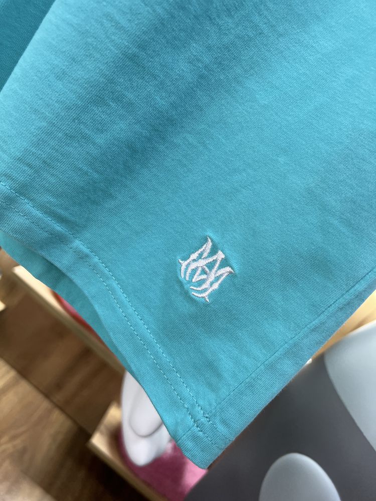 Футболка AMIRI Big Logo Faded Blue
