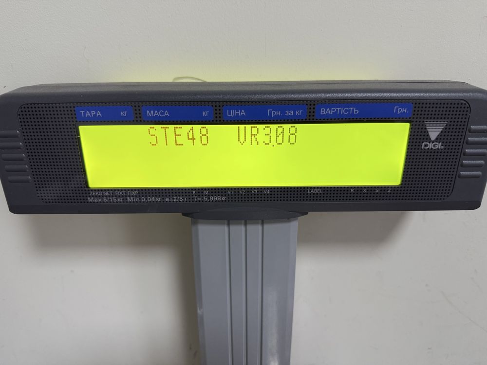 Електронні ваги з чекодруком. Digi SM-320P - K15