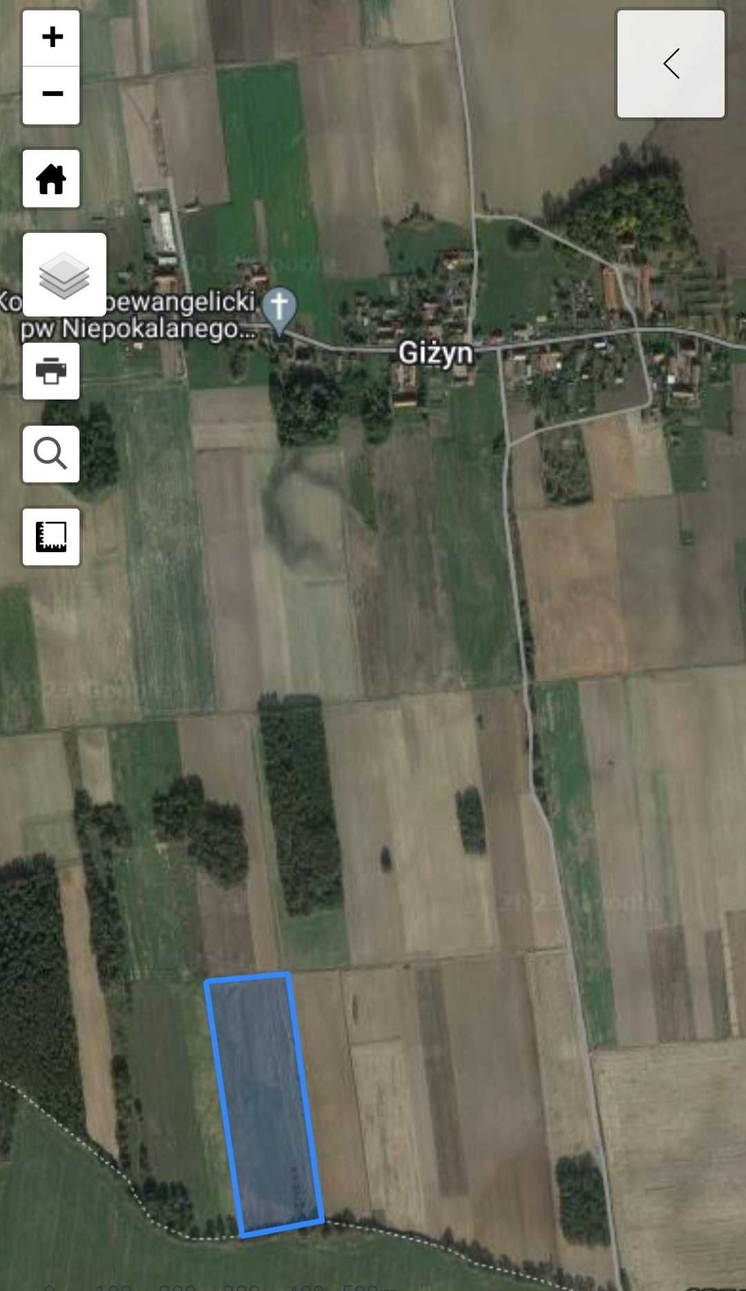 Sprzedam ziemię / działki rolne łącznie 8.01 ha Giżyn / Bojanowo