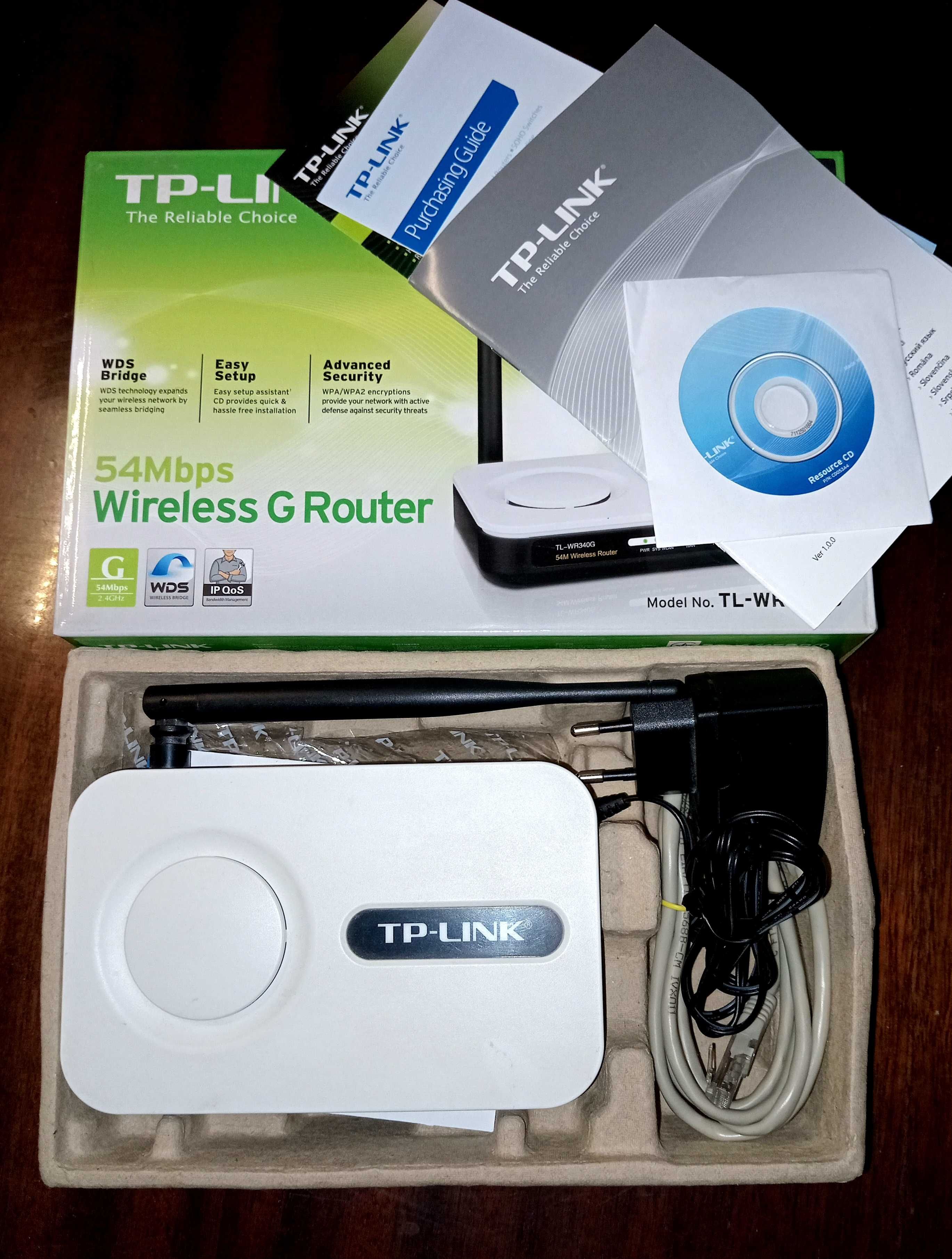 модем TP-Link TL-WR340G / wi-fi роутер