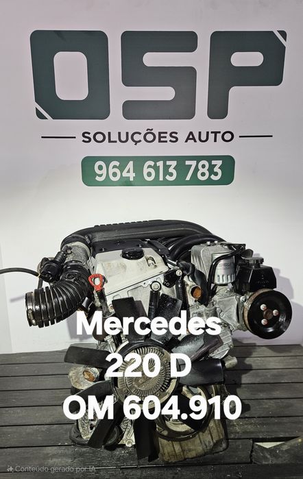 Motor Mercedes 220d ref. OM 604.910