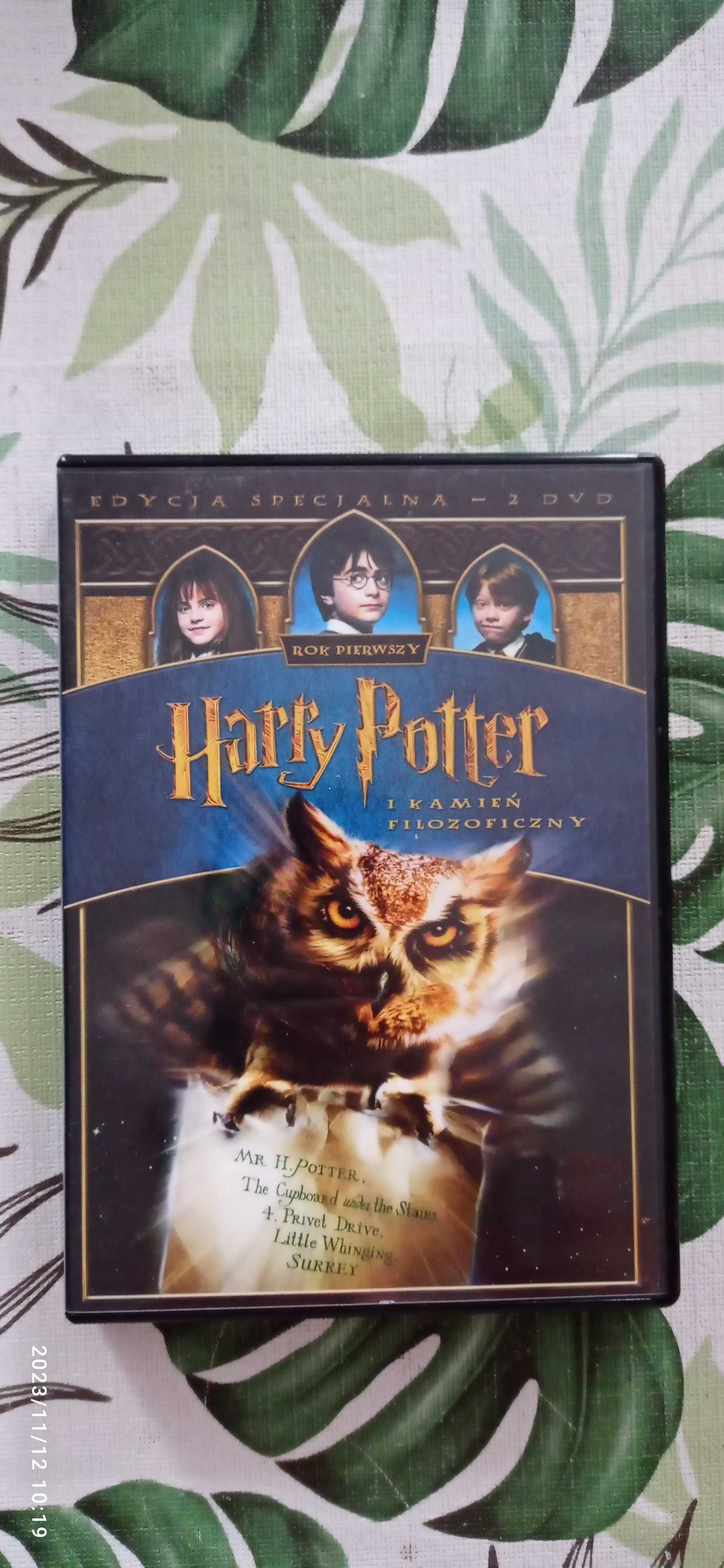 Harry Potter i kamień filozoficzny film DVD