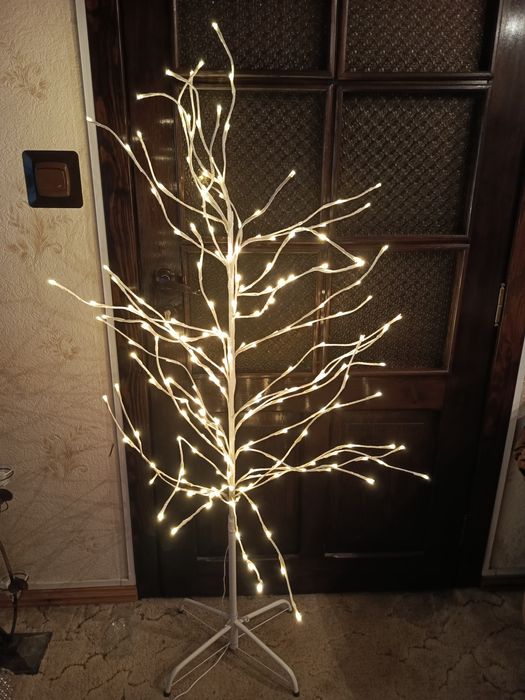 Dwa drzewa LED - 150cm - dekoracje świąteczna