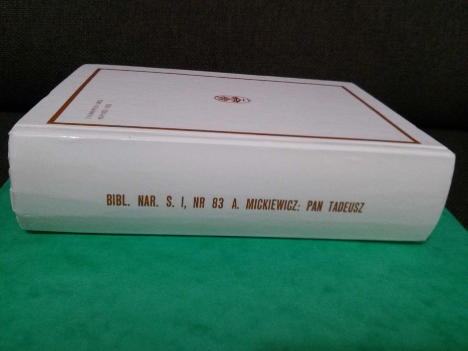 Pan Tadeusz Adam Mickiewicz Biblioteka Narodowa 1994 r.