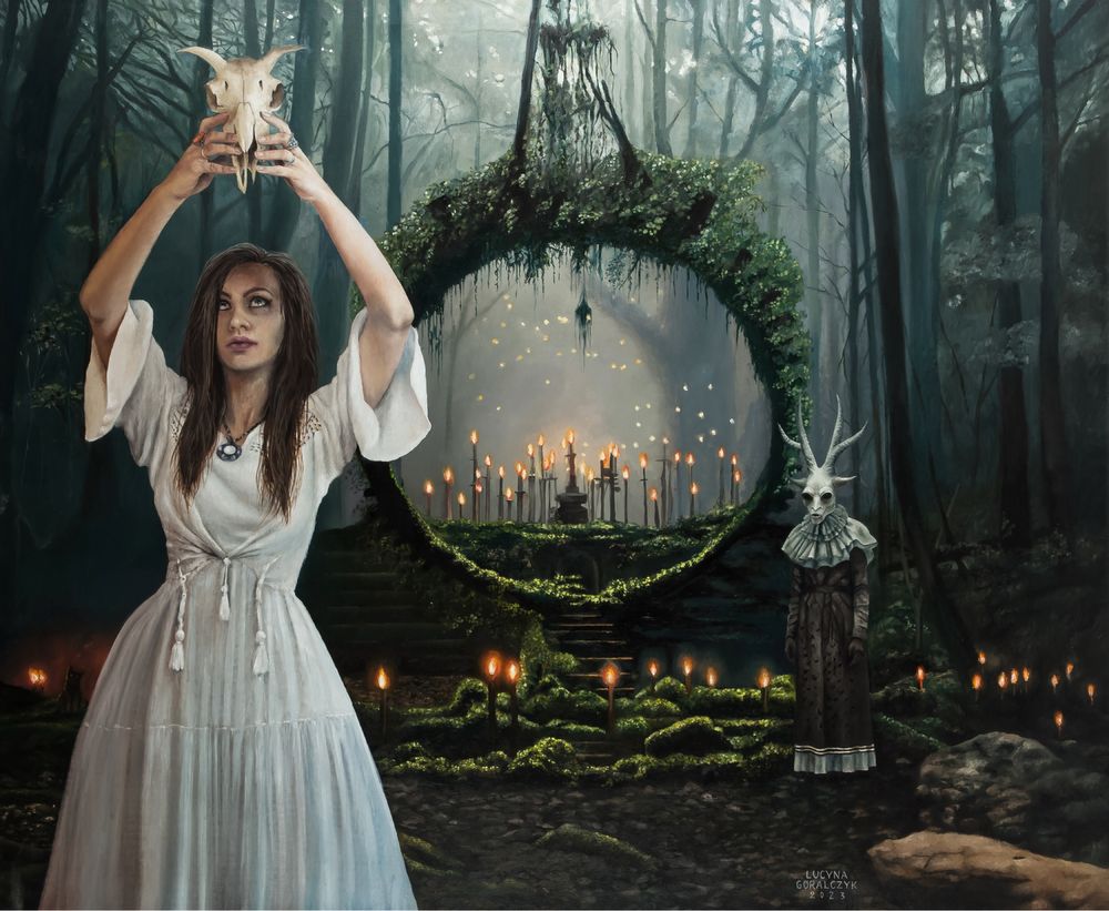 Lucyna Góralczyk - Misterium [olej na plotnie]