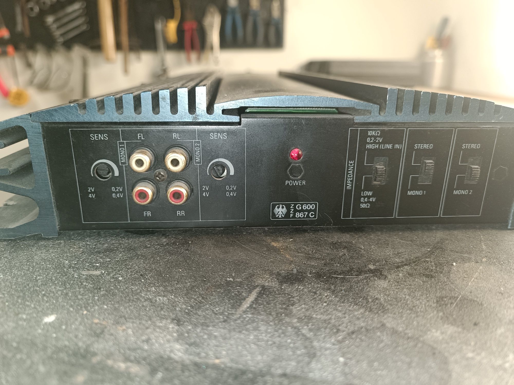 Amplificadores com avaria