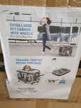 Transportadora p/animais com pega telescópica ,cinzento-FASRIOU