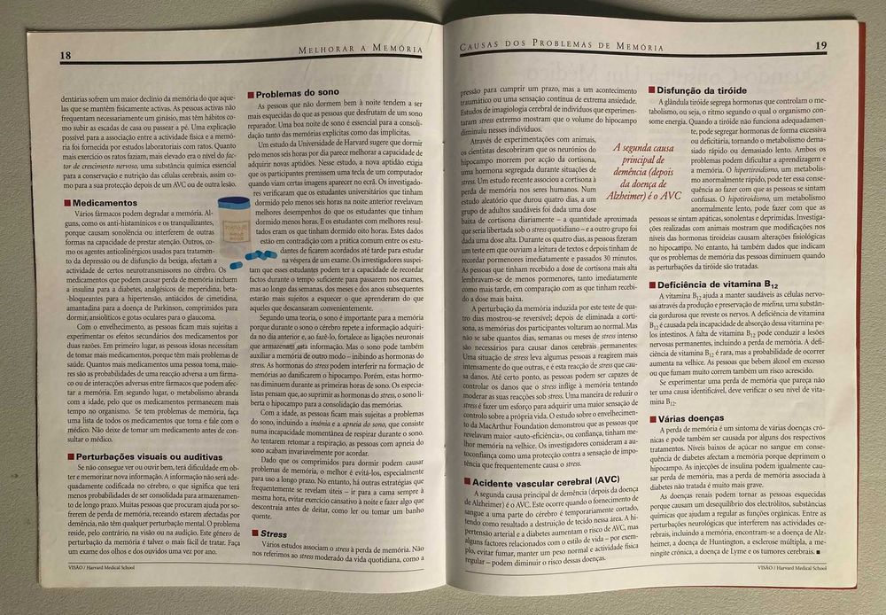 Dossier de Saúde da Universidade de Harvard (2ª série) - volumes 1 a 6