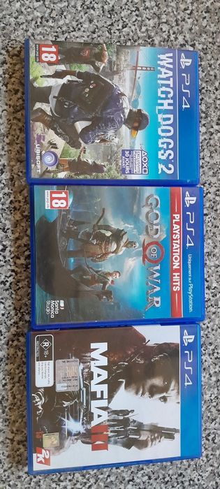 God of war/Watchdogs 2/Máfia 3 Playstation 4