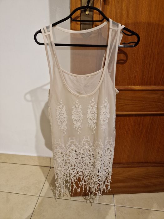 Top de renda da Pull&Bear