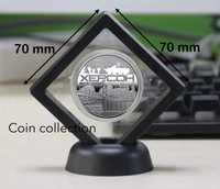 3D рамка для монет і не тільки 70 мм*70 мм (біла, чорна)