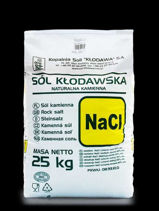 Sól paszowa mielona Kłodawska Sort 1N 25kg