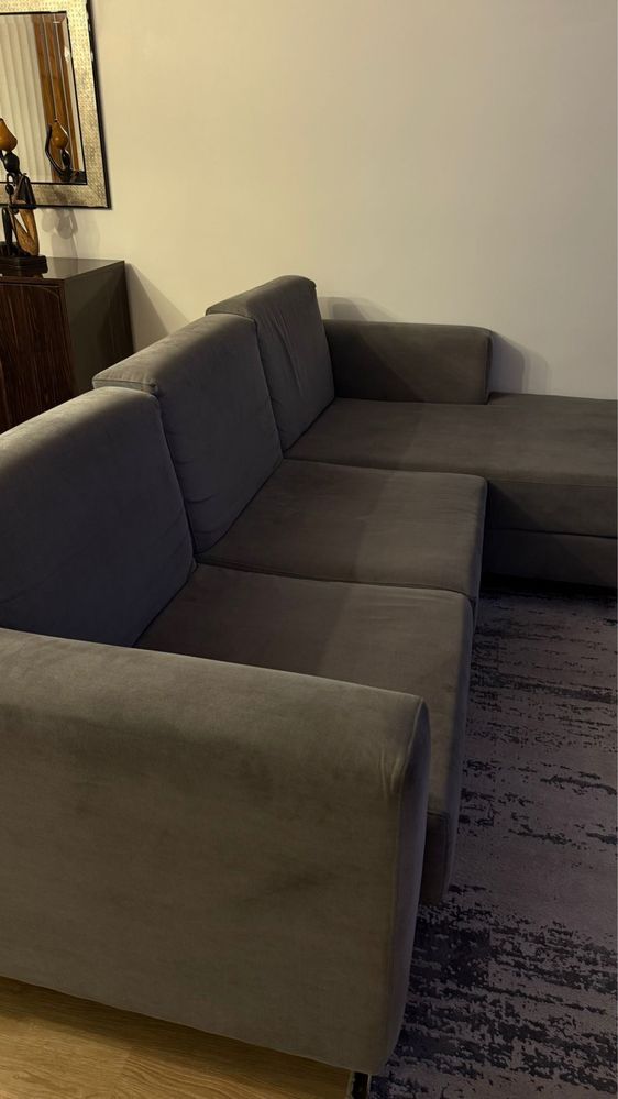 Sofa de Sala 3 Lugares com chaise longue