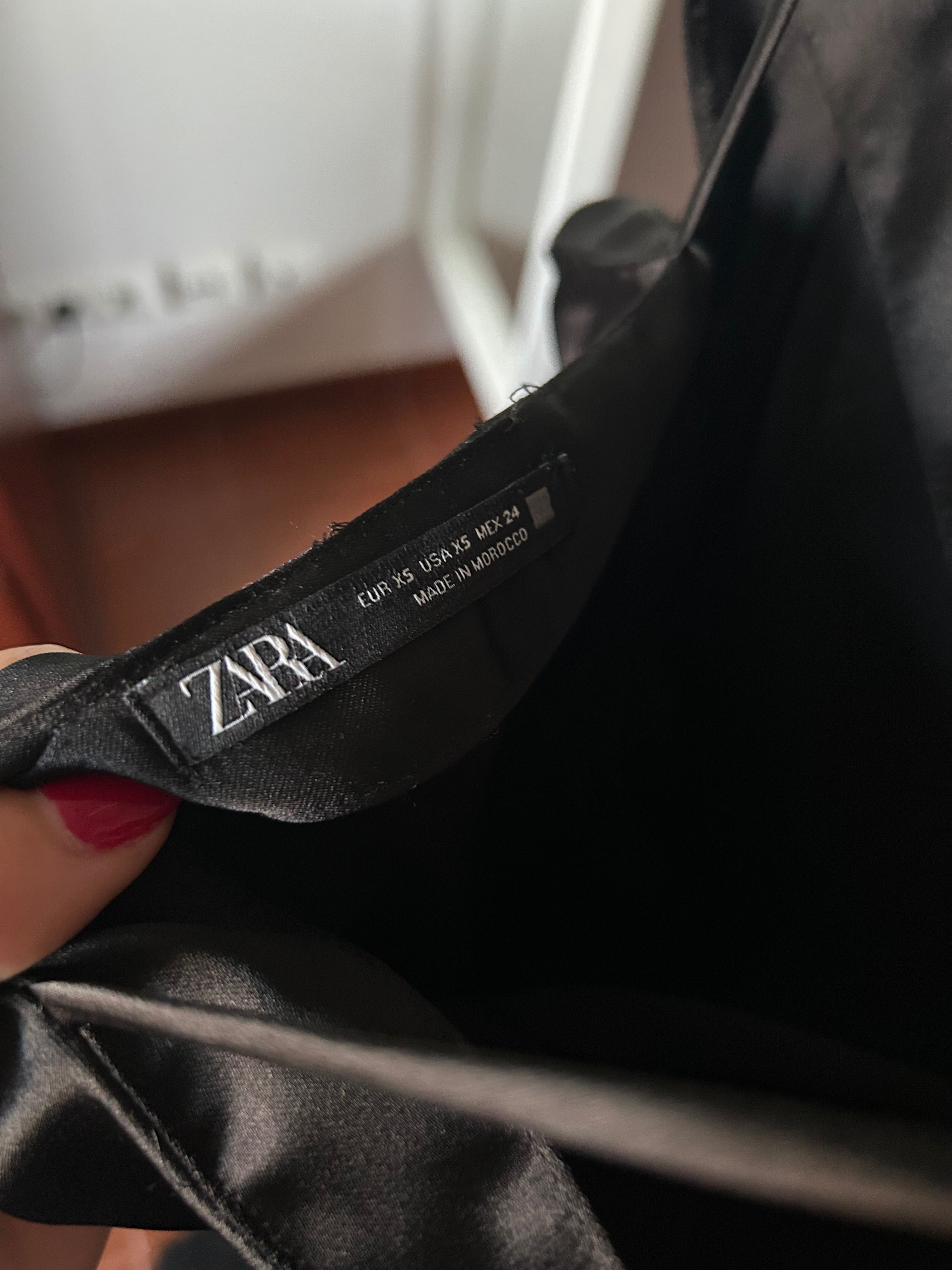 Vestido Cetim ZARA
