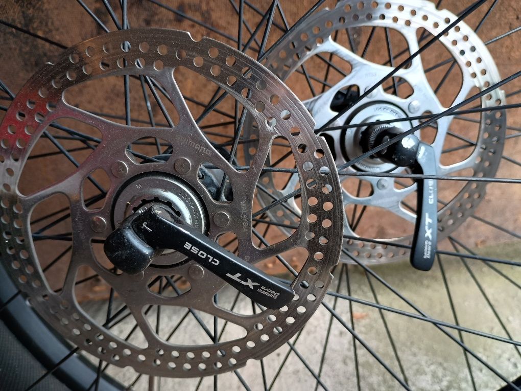 Shimano XT DT Swiss 445d - koła 26' + opony Continental X-King+ dętki