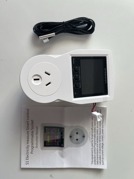 Nowe inteligentne gniazdko ATORCH S1 z miernikiem energii – WiFi