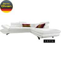 Новий шкіряний диван білого кольору, Німеччина.