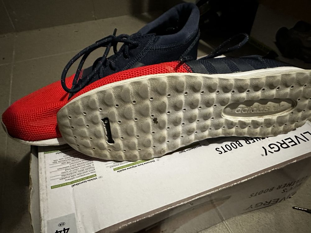 Adidasy 44 2/3  44.5 Cordura grantowo czerwone