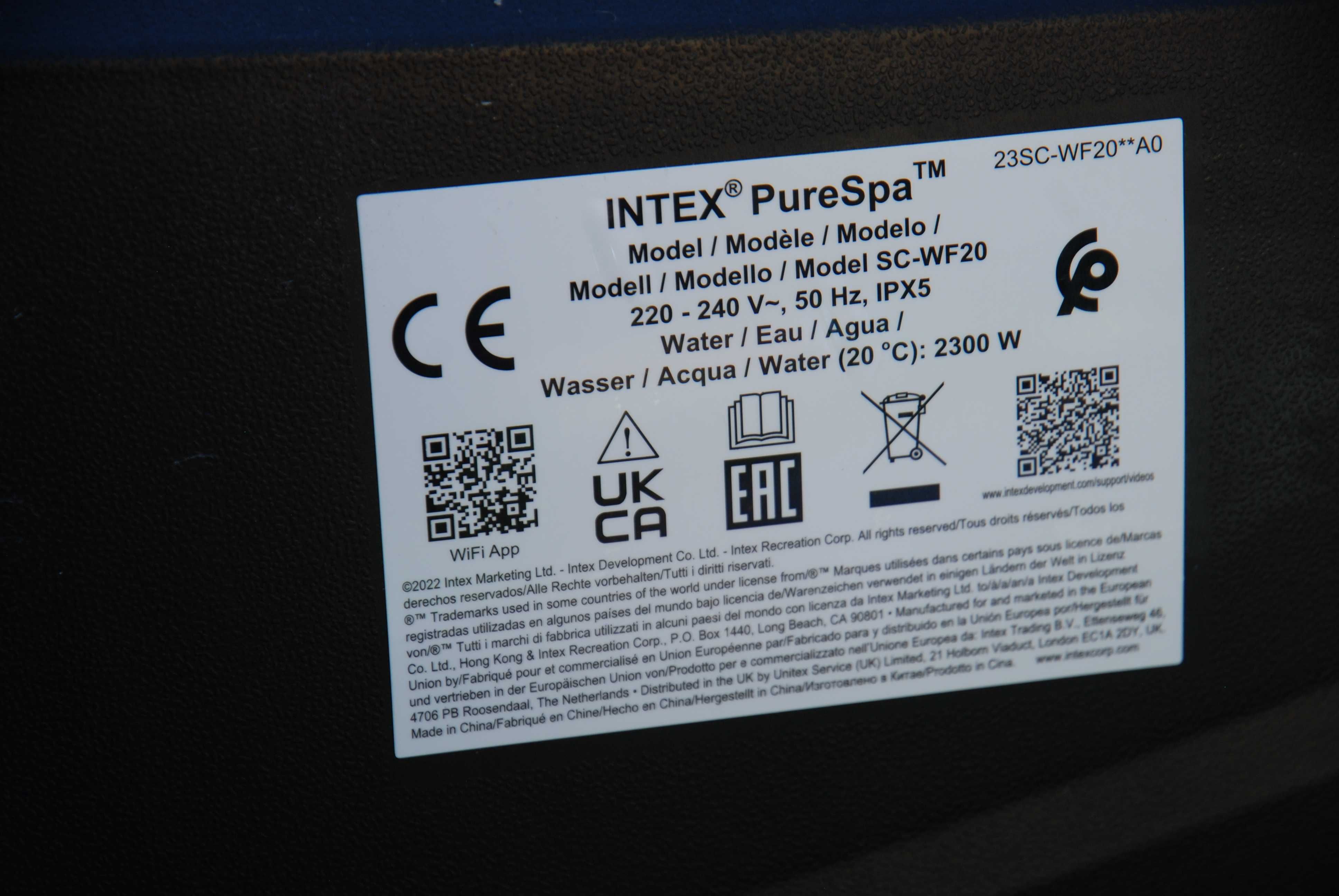 Pomp ,baza Sterująca Intex SC-WF20 do basenów