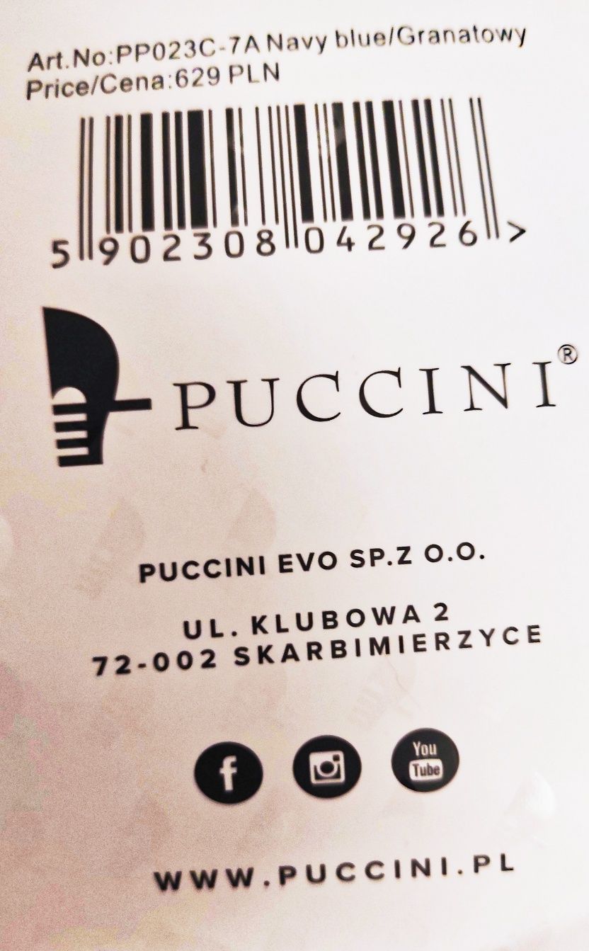 1/3 ceny Solidna Walizka PUCCINI CASABLANCA Granatowa mocna na kółkach