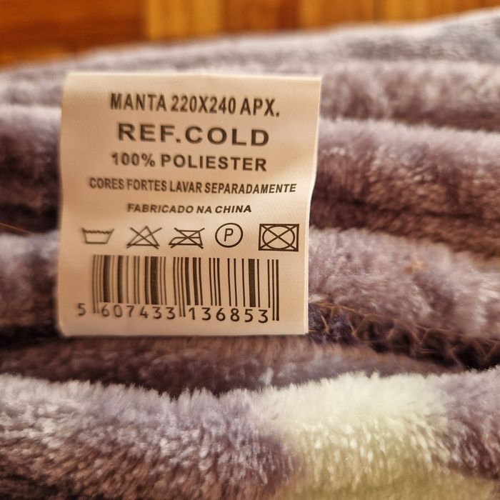 Manta polar para cama de casal