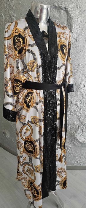VERSACE luksusowy szlafrok roz uniwersalny