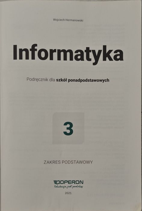 Informatyka klasa 3